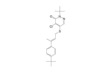 3(2H)-Pyridazinone, 4-chloro-2-(1,1-dimethylethyl)-5-[[3-[4-(1,1-dimethylethyl)phenyl]-2- butenyl]thio]-