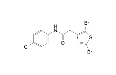 4'-chloro-2,5-dibromo-3-thiopheneacetanilide