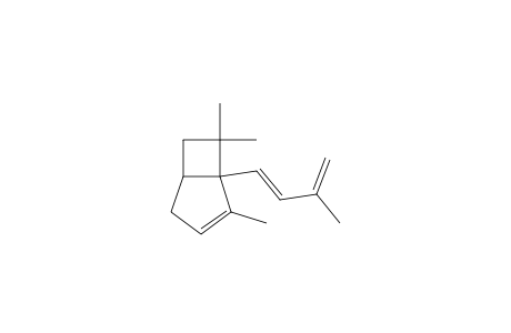 4,6,6-trimethyl-5-[(1E)-3-methylbuta-1,3-dienyl]bicyclo[3.2.0]hept-3-ene