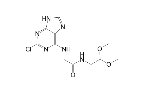 acetamide, 2-[(2-chloro-9H-purin-6-yl)amino]-N-(2,2-dimethoxyethyl)-