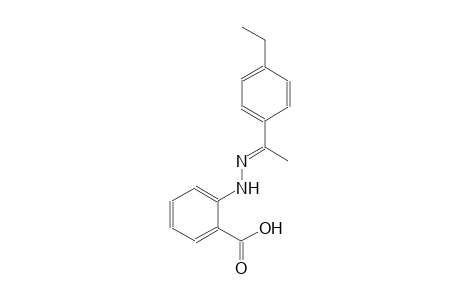 2-{(2E)-2-[1-(4-ethylphenyl)ethylidene]hydrazino}benzoic acid