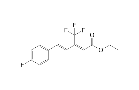 Ethyl 3-(trifluoromethyl)-5-(4'-fluorophenyl)penta-2,4-dienoate