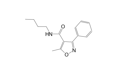 N-butyl-5-methyl-3-phenyl-4-isoxazolecarboxamide