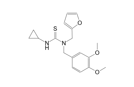 thiourea, N'-cyclopropyl-N-[(3,4-dimethoxyphenyl)methyl]-N-(2-furanylmethyl)-