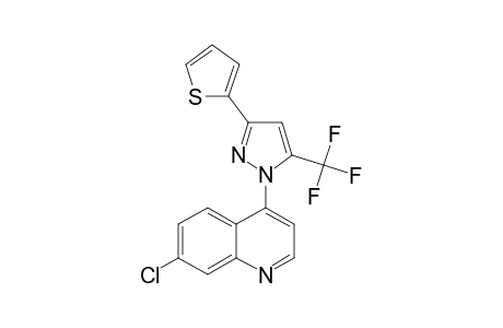 4-[3-(2-THIENYL)-5,5,5-TRIFLUOROMETHYL-1H-PYRROL-1-YL]-7-CHLOROQUINOLINE