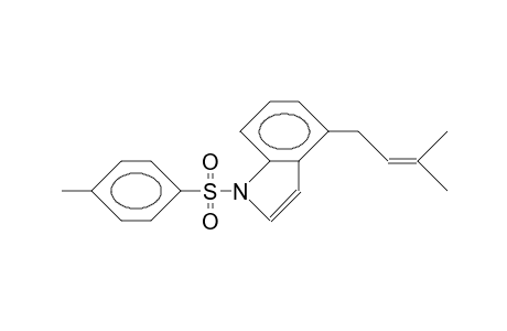 (4-[3-Methyl-2-butenyl]-1-indolyl) P-tolyl sulfone