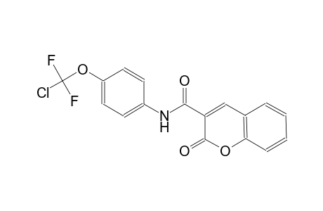 2H-1-benzopyran-3-carboxamide, N-[4-(chlorodifluoromethoxy)phenyl]-2-oxo-