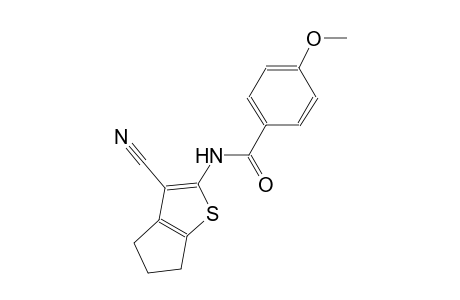 N-(3-cyano-5,6-dihydro-4H-cyclopenta[b]thien-2-yl)-4-methoxybenzamide