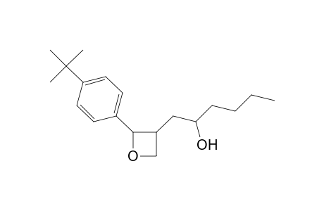 2-(4-tert-Butylphenyl)-3-(2-hydroxyhexyl)oxetane