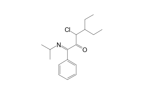 N-[3-Chloro-4-ethyl-2-oxo-1-hexylidene)isopropylamine