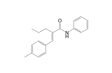 N-Phenyl-2-propyl-3-(p-tolyl)prop-2-enamide