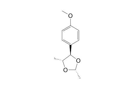 rel-2R,4R,5R)-4-(4'-methoxyphenyl)-2,5-dimethyl-1,3-dioxolane