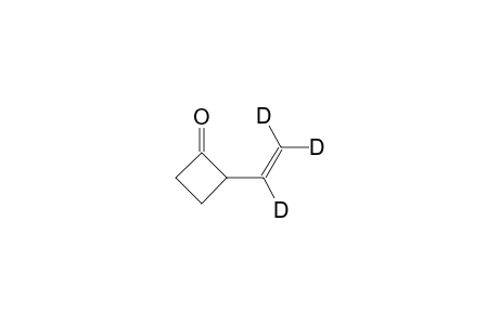 2-(1',2',2'-Trideuterioethenyl)cyclobutanone