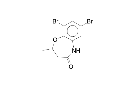 2,4-Dibromo-6-methyl-6,7-dihydro-9H-5-oxa-9-azabenzocyclohepten-8-one