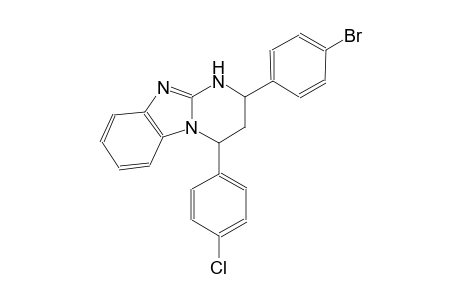 2-(4-bromophenyl)-4-(4-chlorophenyl)-1,2,3,4-tetrahydropyrimido[1,2-a]benzimidazole