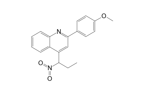 2-(4'-Methoxyphenyl)-4-[1"-nitropropyl]-quinoline