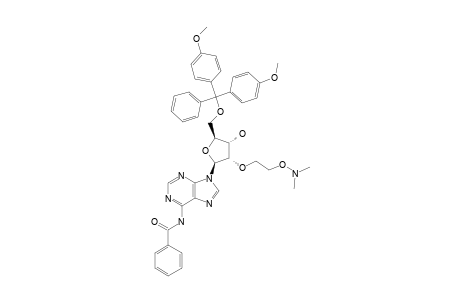 N(6)-BENZOYL-5'-O-(4,4'-DIMETHOXYTRITYL)-2'-O-[2-[(N,N-DIMETHYLAMINO)-OXY]-ETHYL]-ADENOSINE