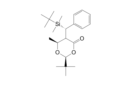 (1'S,2R,5R,6R)-2-TERT.-BUTYL-(1'-TERT.-BUTYLDIMETHYLSILYLBENZYL)-6-METHYL-1,3-DIOXAN-4-ONE
