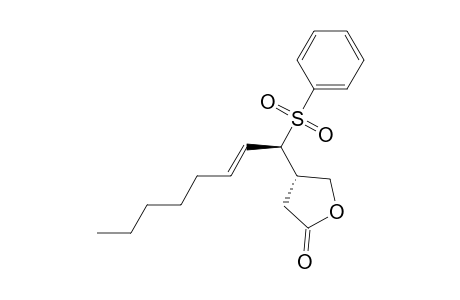 2(3H)-Furanone, dihydro-4-[1-(phenylsulfonyl)-2-octenyl]-, [R*,S*-(E)]-