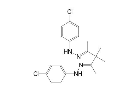 (4-chlorophenyl)-[(E)-[(3E)-3-[(4-chlorophenyl)hydrazono]-1,2,2-trimethyl-butylidene]amino]amine