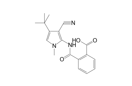 2-[(4-tert-butyl-3-cyano-1-methyl-pyrrol-2-yl)carbamoyl]benzoic acid