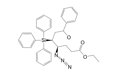 SYN-[ETHYL-4-AZIDO-7-HYDROXY-7-PHENYL-5-TRIPHENYLSILYHEPTANOATE]