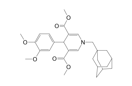 1-(1-adamantylmethyl)-4-(3,4-dimethoxyphenyl)-4H-pyridine-3,5-dicarboxylic acid dimethyl ester