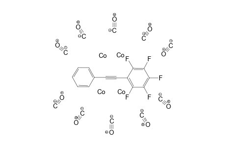 Cobalt, decacarbonyl[(pentafluorophenyl)phenylacetylene]tetra-