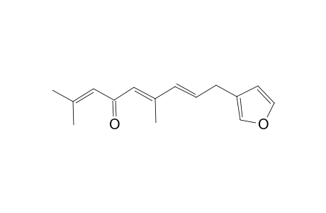 2,5,7-Nonatrien-4-one, 9-(3-furanyl)-2,6-dimethyl-, (E,E)-
