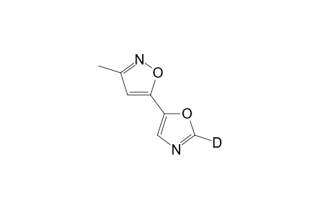 2-Deuterio-5-(3-methyl-5-isoxazyl)oxazole