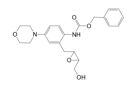 N-{4'-[(Benzyloxycarbonyl)amino]-3'-(2"-hydroxymethyl-3"-oxacyclopropyl)phenyl}-morpholine