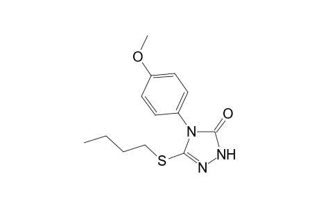 4-(p-methoxyphenyl)-3-.delta(2).-(butylthio)-1,2,4-triazolin-5-one