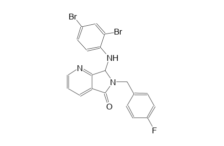 5H-pyrrolo[3,4-b]pyridin-5-one, 7-[(2,4-dibromophenyl)amino]-6-[(4-fluorophenyl)methyl]-6,7-dihydro-