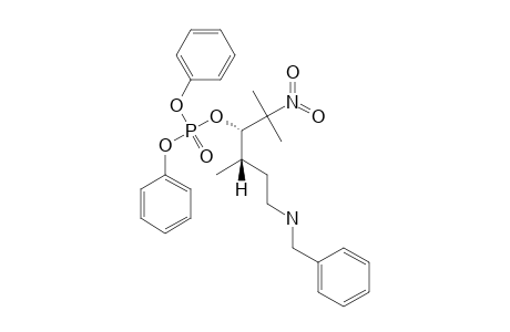 SYN-(N-BENZYL-3,5-DIMETHYL-5-NITRO-3-(DIPHENYLPHOSPHATOXY)-HEXYLAMINE