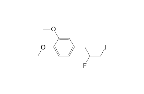 4-(2-fluoranyl-3-iodanyl-propyl)-1,2-dimethoxy-benzene