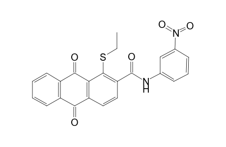 1-(ethylthio)-9,10-diketo-N-(3-nitrophenyl)anthracene-2-carboxamide