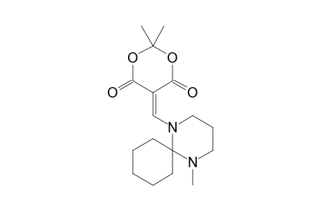 2,2-Dimethyl-5-(3-methyl-2,2-pentamethylenehexahydropyrimidin-1-ylmethylene)-1,3-dioxane-4,6-dione