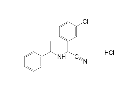 (-)-(m-chlorophenyl) [(alpha-methylbenzyl)amino]acetonitrile, hydrochloride