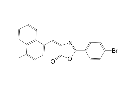 (4E)-2-(4-bromophenyl)-4-[(4-methyl-1-naphthyl)methylene]-1,3-oxazol-5(4H)-one