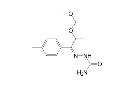 .alpha.-(p-Methylphenyl)-.alpha.,.alpha.'-dimethoxypropanone semicarbazone