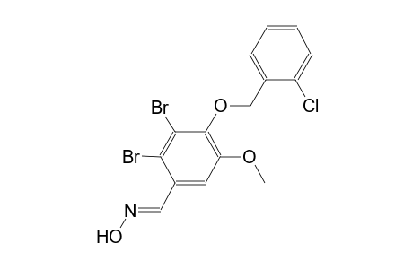 2,3-dibromo-4-[(2-chlorobenzyl)oxy]-5-methoxybenzaldehyde oxime