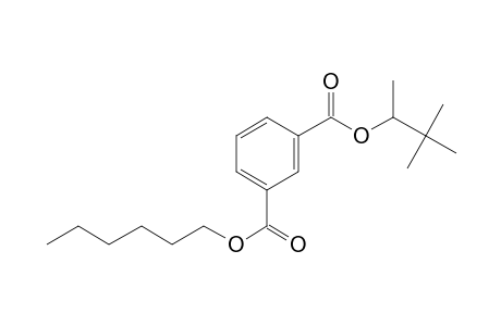 Isophthalic acid, 3,3-dimethylbut-2-yl hexyl ester