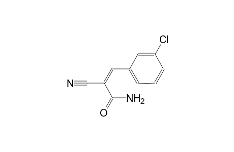 (2Z)-3-(3-chlorophenyl)-2-cyano-2-propenamide