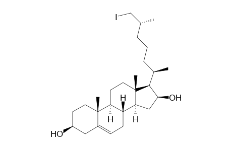 Cholest-5-ene-3,16-diol, 26-iodo-, (3.beta.,16.beta.,25R)-