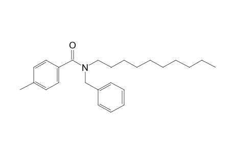 Benzamide, 4-methyl-N-benzyl-N-decyl-