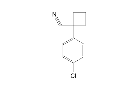 CYCLOBUTANECARBONITRILE, 1-/P- CHLOROPHENYL/-,