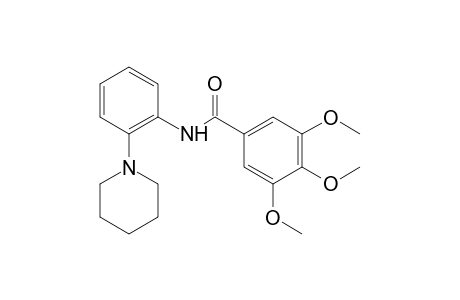 2'-piperidino-3,4,5-trimethoxybenzanilide