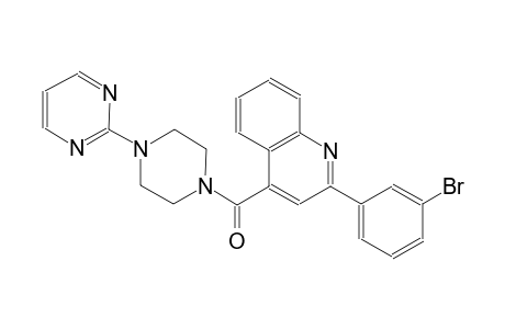 2-(3-bromophenyl)-4-{[4-(2-pyrimidinyl)-1-piperazinyl]carbonyl}quinoline