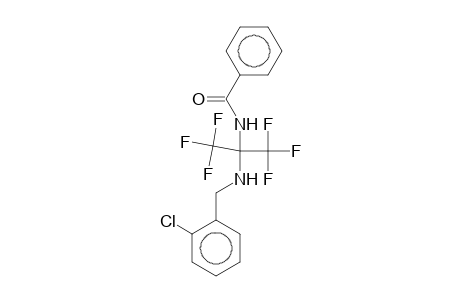 N-[1-(2-Chlorobenzylamino)-2,2,2-trifluoro-1-(trifluoromethyl)ethyl]benzamide