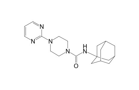 1(2H)-Pyrazinecarboxamide, tetrahydro-4-(2-pyrimidinyl)-N-tricyclo[3.3.1.1(3,7)]dec-1-yl-